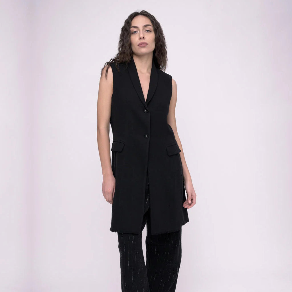 Eden™ Long Button-Up Vest