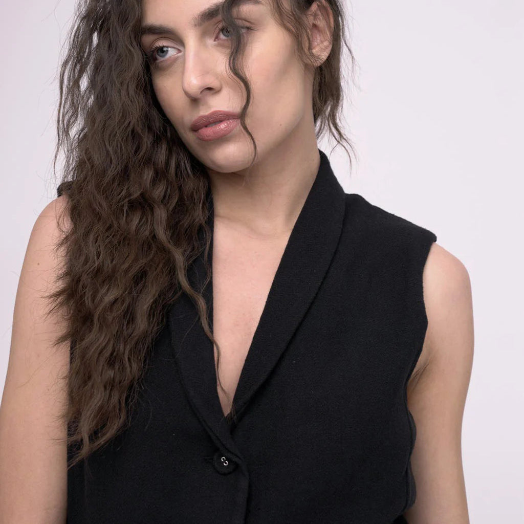 Eden™ Long Button-Up Vest